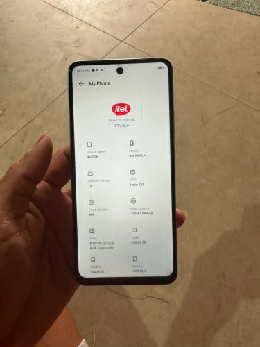 Itel s24 នៅថ្មីណាស់លក់ធូរៗ