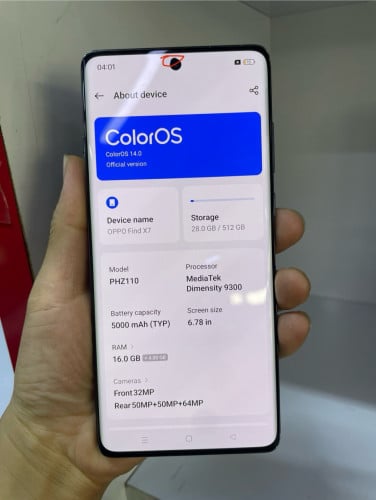 OPPO Find X7 16+512G CH