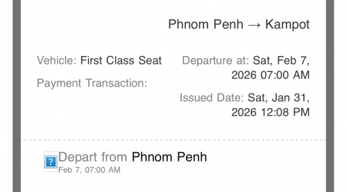 Resell Train Ticket First class on 7 feb 2 tickets 20$ only