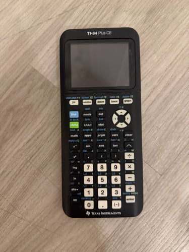 TI84 CE plus Texas Instruments graphing calculator