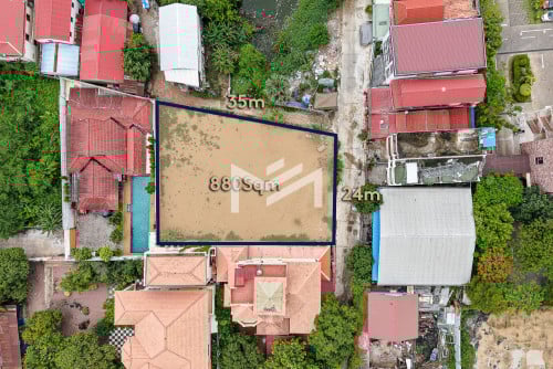 ដីសម្រាប់លក់នៅជ្រោយចង្វារ, Land for sale in Chrouy Changvar, Phnom Penh. Code 30424