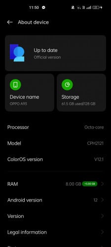 លក់Oppo A93 25$