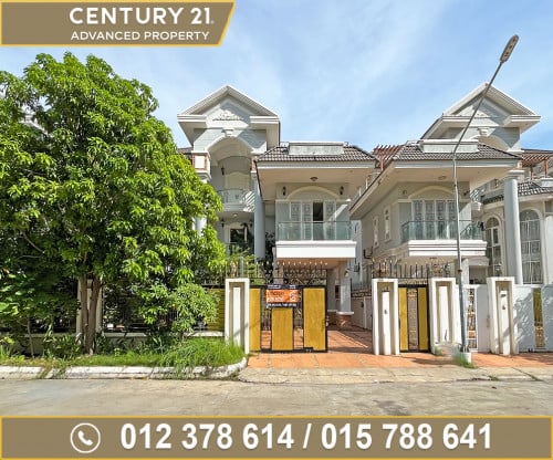  វីឡាទោល (Single Villa) ក្នុងបុរី វិមានភ្នំពេញ 598 ផ្លូវឯកឧត្តមជាសុផារ៉ា​ ត្រូវការលក់បន្ទាន់ខ្លាំង