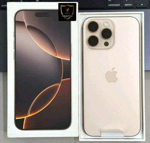 16 Pro Max ស្អាតដូចថ្មី99% ថ្ម100 ធានានៅ8ខែ សាក70ដង Fullset 256GB X/A មានប្រអប់