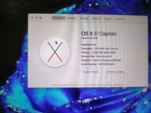 Macbook Pro. Import US; US