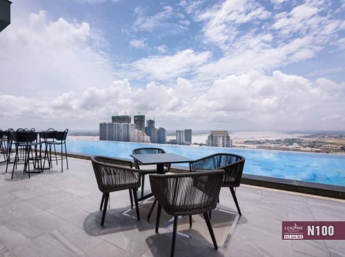 N100 | Penthouse 2 Bedrooms in front of Aoen Mall For Rent with Swimming Pool and