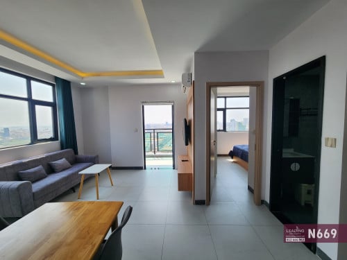 N669 | Serviced Apartment 2 Bedrooms with Gym, Pool, Cleaning For Rent