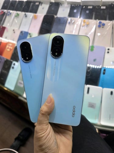 OppoA18 ram4G+4G /128G sim2 ស្អាត99%ធានាសុំនុំហ្សីន