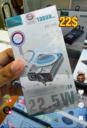 Powerbank 10000mAH + Wirelss សាក