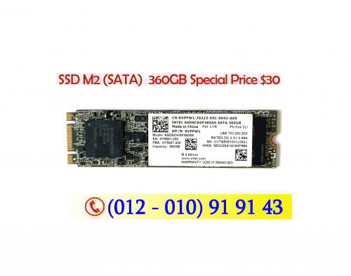 SSD M2 (SATA)  360GB Special Price $30