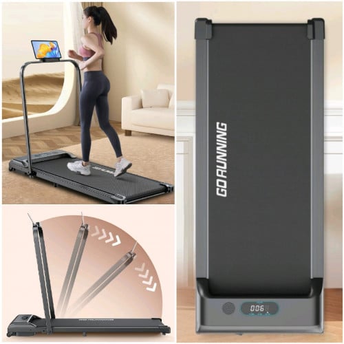Walking & Jogging Treadmill (WITH armrest / handrail) - foldable