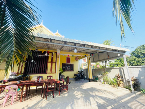 ផ្ទះលក់_ក្បែរសង្កាត់ស្វាយដង្គុំ ជិតប៉ុស្តិស្វាយដង្គុំ_ក្រុងសៀមរាបដីមានផ្ទះស្រេចកណ្ដាលក្រុង