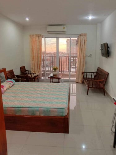 មានខុនដូរ 1 បន្ទប់គេង ទំហំ 37m2 នឹងមានសម្ភារះ​ នៅទួលគោក តំលៃ​ 250$​ ទំនាក់ទំនង 0969365199