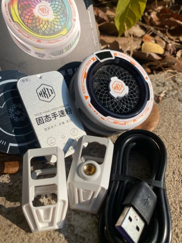 កង្ហារទឹកកក HKII mini H8 24watt តម្លៃទន់ៗ free delivery និងម្សៅgaming 🔥 phone cooler24watt 2026