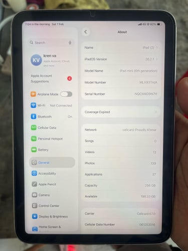 លក់ iPad mini6