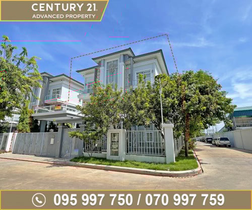 🏘 វីឡាឃ្វីន កែង(Queen Villa) ក្នុងបុរី វ៉ារីណា​ ដឹសែនសុខ ត្រូវការលក់បន្ទាន់ខ្លាំង