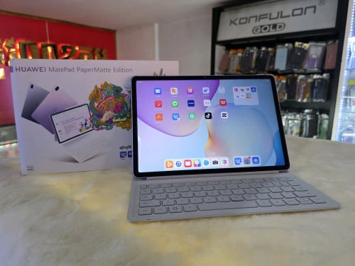 Huawei Mate Pad 11.5 ram8G /256G  ស្អាត99% នៅធានាក្រុមហ៊ុន8ខែទៀត មានកម្មវិធីcamputerទាំងអស់