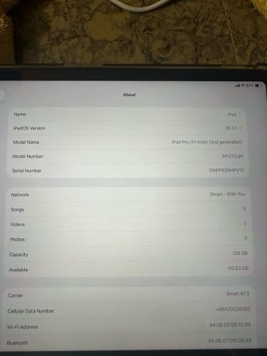iPad 11 2020 sell 400$