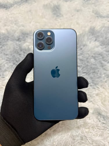 iPhone 12 Pro Max Color Blue pacific 128G ថ្ម95% អីវ៉ាន់សំណុំស្អាត