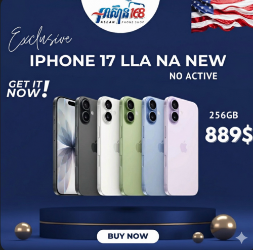 iPhone 17 256GB LLA  889$