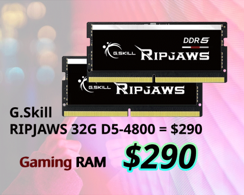 Laptop, RAM DDR5 4800MHz, Gaming 32GB