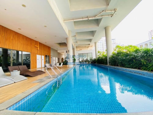 N588 | Gym, Pool, Serviced 1 Bedroom Apartment For Rent in BKK3