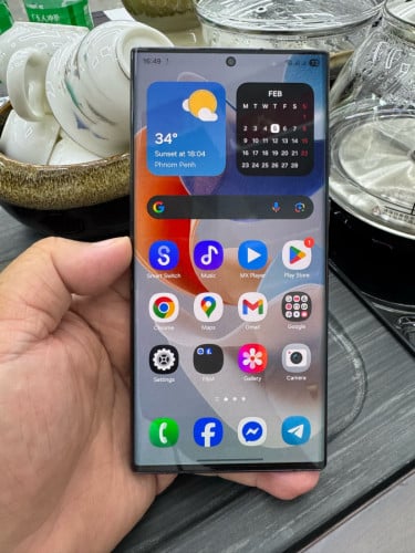 S22 Ultra Sim2 និង Esim ដានអេក្រង់តិចៗ