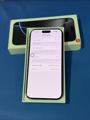 Sell 16 Pro Max LLA 256 GB ថ្ម 92% តួ 97%