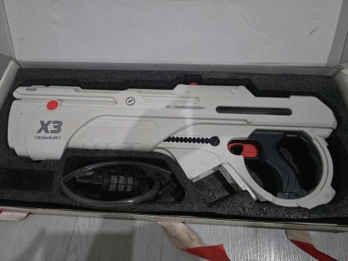 Water bullet X3 (កាំភ្លើងបាញ់ទឹកអូតូ) ទិញឆ្នាំមុន140$ កាន់ថ្ម កម្លាំងខ្លាំងដូចដើម