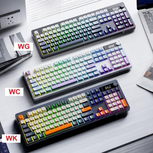 - Keyboard Bluetooth/Wireless Chargeable Mechanical XUNFOX TK100 មានការធានា1ខែ ពេញ  📩