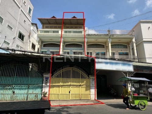 ផ្ទះអាជីវកម្មសំរាប់ជួលនៅម្ដុំផ្សារទួលទំពួង /  Shophouse for Rent near Toul Tumpung Market