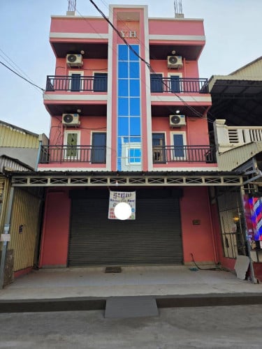 House for rent near Teuk Phu, Poipet City 10 bedrooms