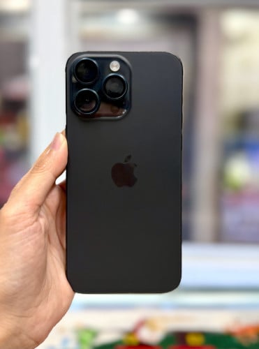 IPhone 15 Pro Max ទំហំផ្ទុក (256G) តួស្អាត 98% Color Black