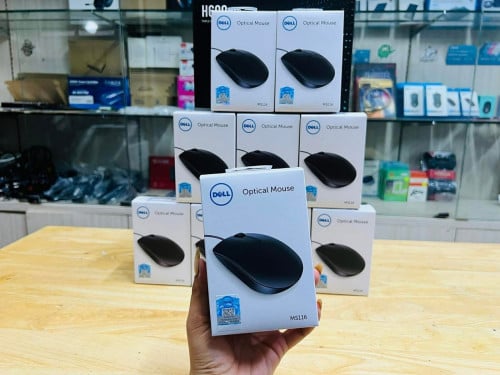 Mouse Dell Original MS116 Warranty 1Moth  អីវ៉ាន់មាននៅក្នុងស្តុកស្រាប់បងៗអាចធ្វើការកម្ម៉ង់បាន📩