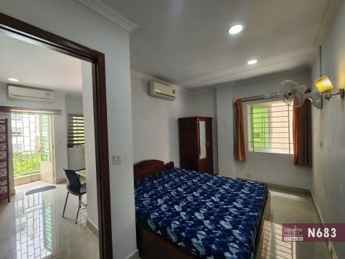 N683  | Elevator Apartment 1 Bedroom For Rent in Toul Kork