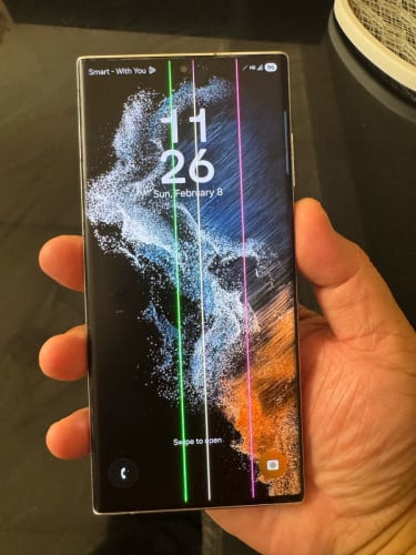 S22 Ultra Korea ឆ្នូតនិងស្ទើរកាមេរ៉ាx1x2