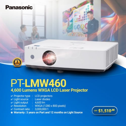 📽✨ Panasonic PT-LMW460 – Projector Laser ភ្លឺច្បាស់