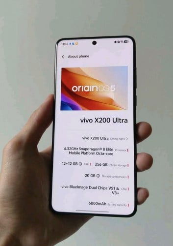 ចង់លក់Vivo X200Ulltra Ram16g+16memory512g 99.9%