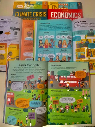 5 mores left USBORNE English educational reading book