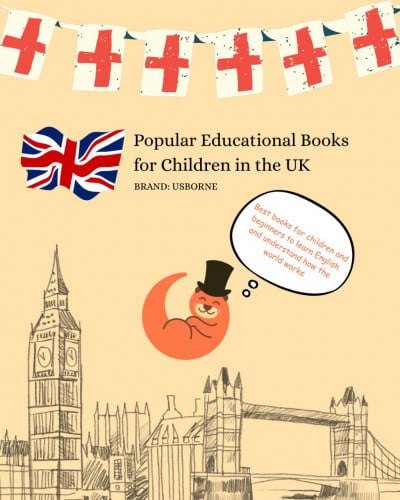 5 mores left USBORNE English educational reading book