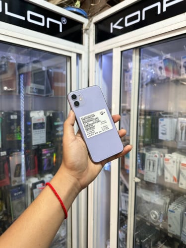 iPhone 11 ពណ៌ស្វាយ 🍏 128GB  J/A Battery 100% 🔋 តួស្អាត 99% បញ្ជាក់ប្តូរថ្ម