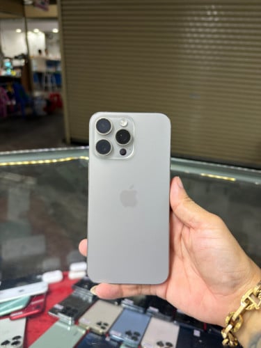 iPhone 15 Pro Max Natural ZP/A HD256GB Phone Condition 97% 🔋89% , ម៉ាស៊ីនសានុំ