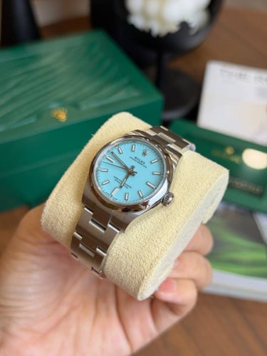 Rolex OP Tiffany Blue 31mm Ladies