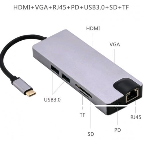 Type-C Multi-port Hub 10-in-1 (TYP801)