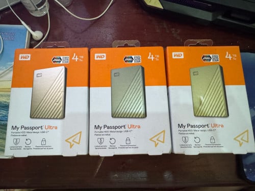 WD External 4Tb My Passport Ultra USB-C