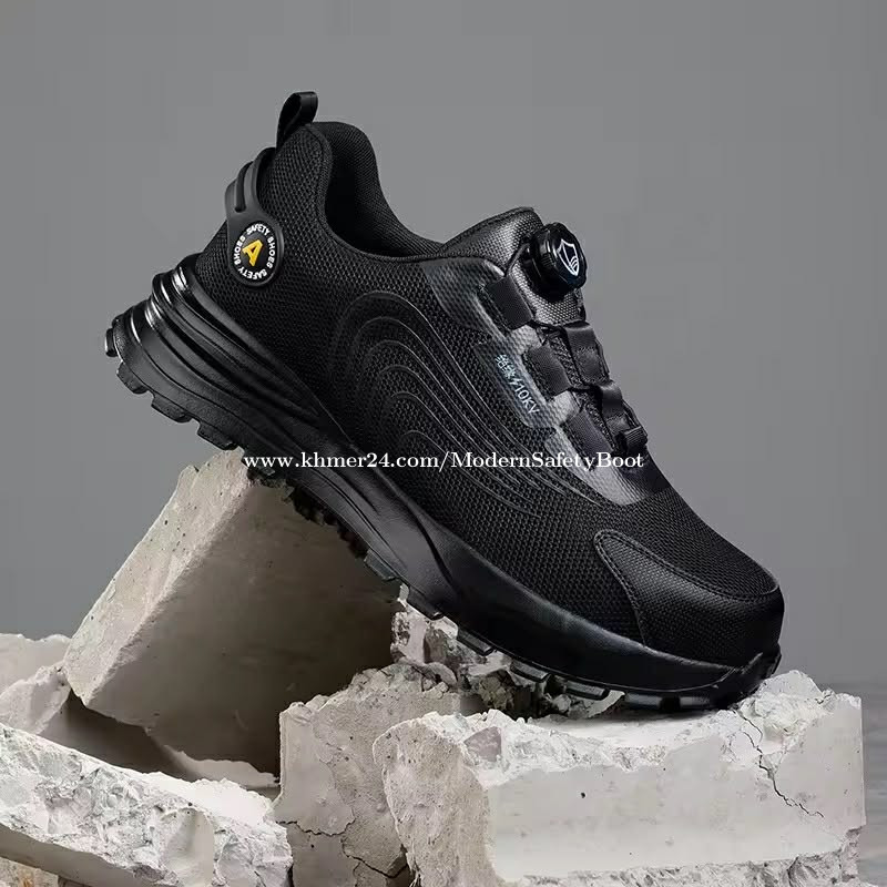 ស្បែកជើងសុវត្ថិភាពម៉ាក Guyisa / Safety Boot With Metal Head and Metal Sole