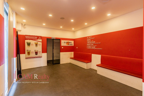 105 Sqm Corner Retail Shop For Rent in BKK1 Phnom Penh