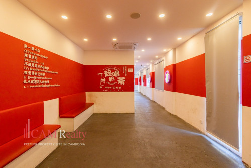 105 Sqm Corner Retail Shop For Rent in BKK1 Phnom Penh