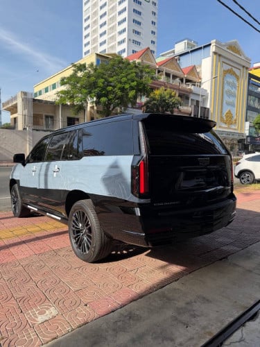 Escalade sport platinum 2025 ថ្មីខ្លាញ់គោជាប្រភេទរថយន្តកាពារគ្រាប់ប៉ាឡាំងដាស់