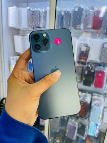 iPhone 12 Pro Max 128G (by pass) SIM+wiFI សំនុំសុីន
